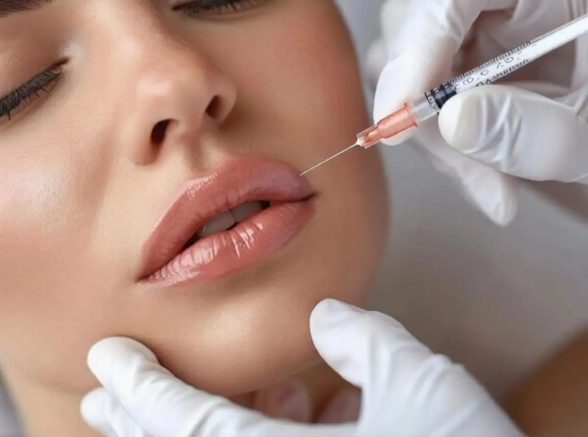 Upper lip filler enhancement Dubai