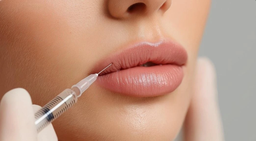 Natural lip filler style results Dubai