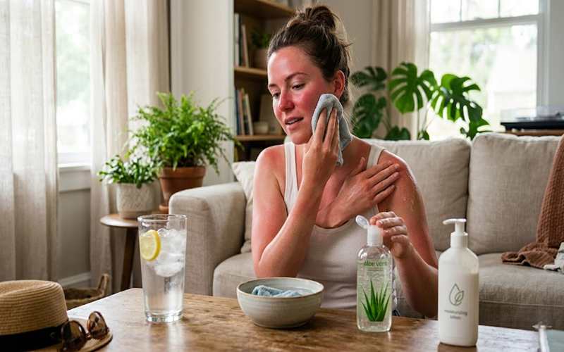 Immediate Steps to Repair Sun-Damaged Skin