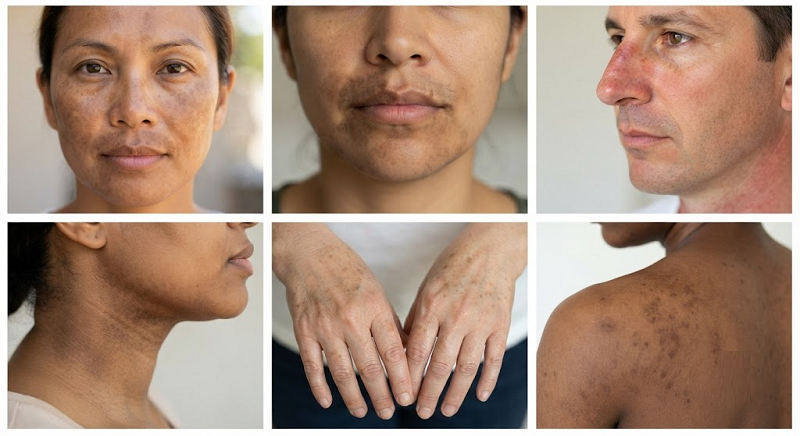 Where Hyperpigmentation Commonly Appears