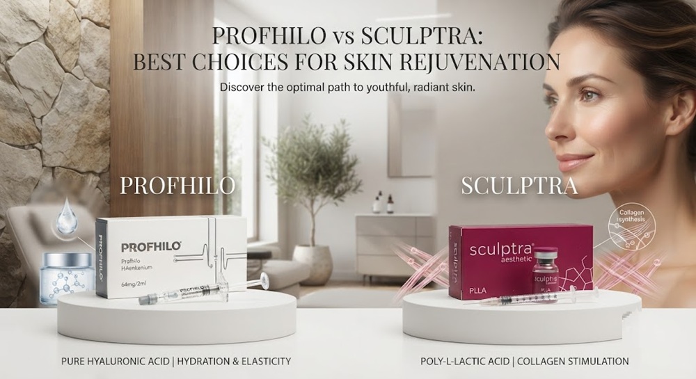Profhilo vs Sculptra: Best Choices for Skin Rejuvenation