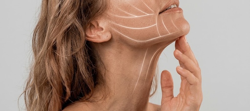 Dehydration can make fine lines appear more visible