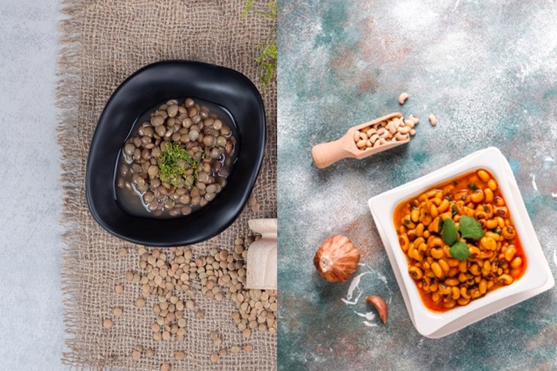 Lentils and beans for healthy hair